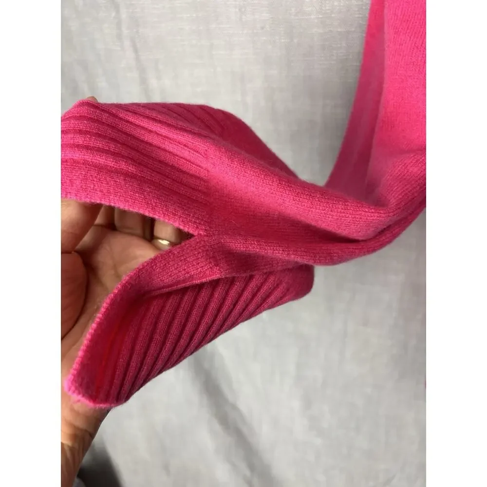 Naadam 100% Cashmere V Neck Boyfriend Pullover Size M Luxury
